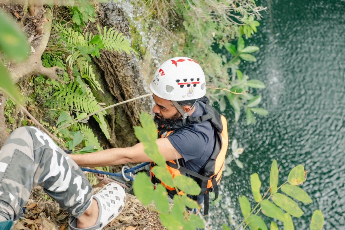 Klimmen en canyoning langs de rotswand